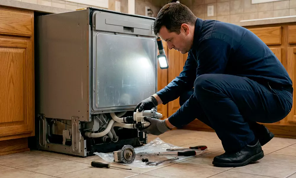 Dishwasher Pump Replacement in Roxbury, MA