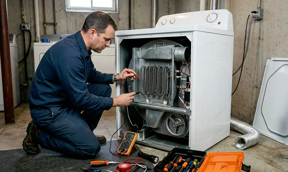 Dryer Not Heating Repair in Roxbury, MA