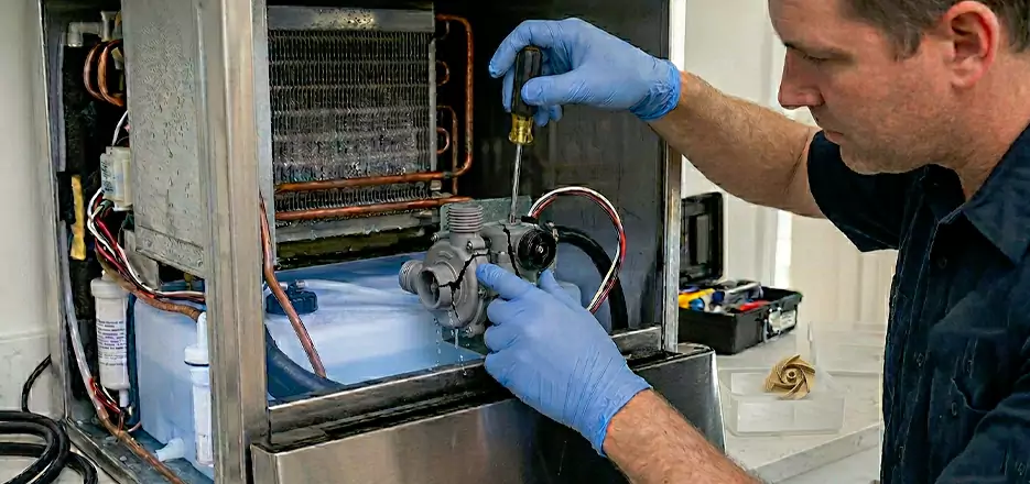 Commercial Ice Maker Water Pump Repair in Roxbury