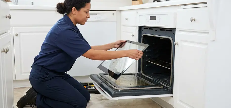 Range Oven Door Glass Replacement in Roxbury
